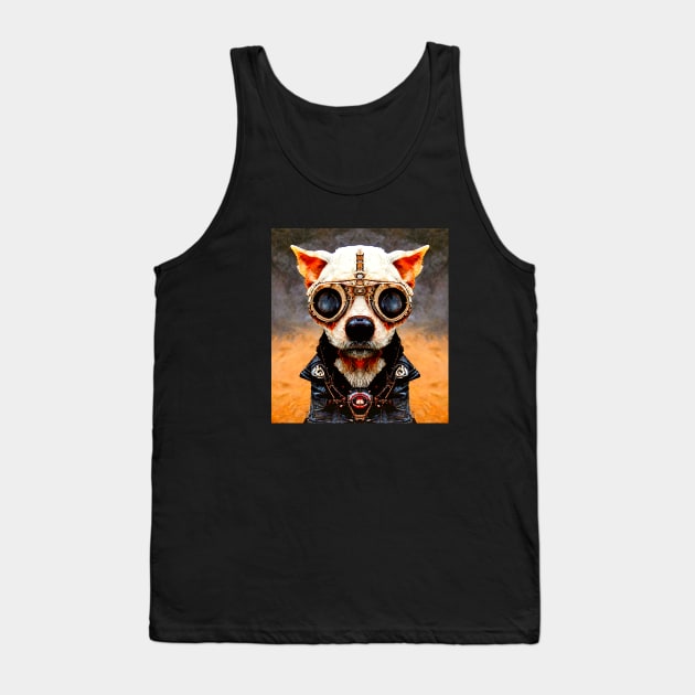 Steampunk Mad Max Doggo Tank Top by Edongski303 Teepublic Merch